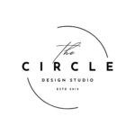 Simple Modern Minimalist Circle Design Studio Logo